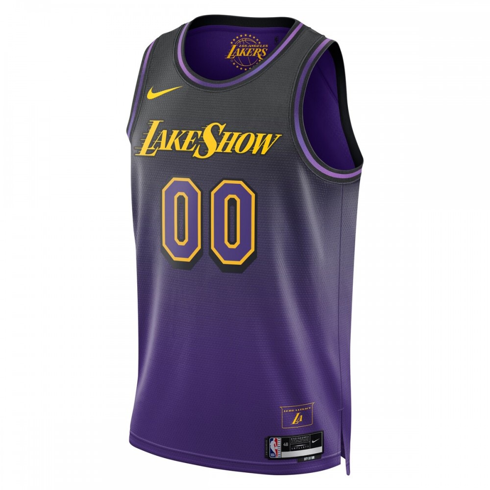 Los Angeles Lakers Unisex 2024/25 Custom Swingman Jersey - City Edition - Purple-Pro Kit Vault | Brand New 26/27 Sports Jerseys